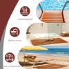 Waterproof and Durable Teak Bathroom mat, Holds up to 500 pounds. Suitable for bathrooms, bathtubs, spas, Pools, and Outdoors.(41" x 36" (Rectangular)) view 4