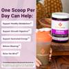 ActivatedYou Morning Complete Super Greens Powder Drink Mix - Gut Health Boost with Prebiotics, Probiotics, & Antioxidants - 10 Billion CFUs, Mixed Berry Flavor Greens Superfood Powder - 30 Day Supply view 3