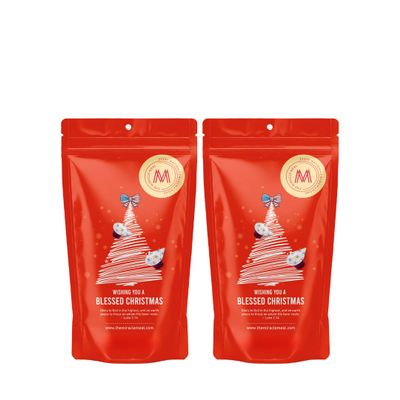 Christmas Edition Communion Cups | The Miracle Meal 50 Pre-Filled Cups with Juice & Wafer | Celebrate Faith & Joy