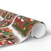 German Shepherd Wrapping Papers - Christmas Santa Cartoon Puppies, Gift Wrap, Puppy Theme, Holiday Dog Gift Present view 4