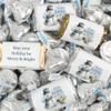 124 Pcs Happy Holidays Party Chocolate Candy Mix Assorted Miniatures & Silver Foiled Chocolate Kisses - Snowman (1.52lb) view 1