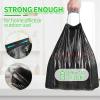 100 Count Small Drawstring Trash Bags for 2.6-Gallon (10 L) Trash Cans, Thick Pre-separated Garbage Bags,Mini Wastebasket can Liners for Bathroom Bedroom Office(Black) view 4