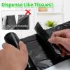 100 Count Small Drawstring Trash Bags for 4-Gallon (15 L) Trash Cans,Thick Pre-separated Garbage Bags,Mini Wastebasket can Liners for Bathroom Bedroom Office(Black) view 4