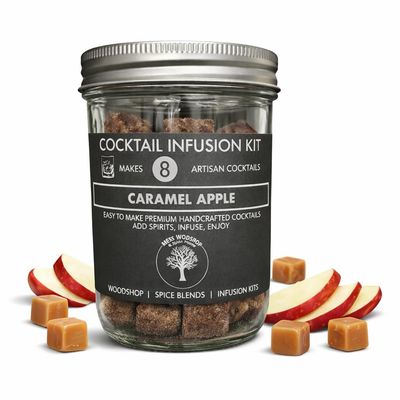 Caramel Apple Cocktail Kit | Cocktail Mix | Makes 8 Artisan Cocktails | Taste Just Like You're Eating A Caramel Apple On A Stick