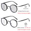 laureles Vintage Round Progressive Multifocal Reading Glasses Women Photochromic Sunglasses for Men Readers (C1, +1.00 Magnification) view 2