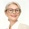 laureles Vintage Round Progressive Multifocal Reading Glasses Women Photochromic Sunglasses for Men Readers (C1, +1.00 Magnification) view 3