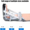 HCZKIUJ Plantar Fasciitis Night Splint Adjustable Foot Drop Orthosis Stabilizer Ankle Supports Stretching Stretch Boot for Pain Relief (Large) view 2