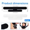 20pcs Precut Kinesiology Tape for Knees,Breathable Kinetic Sports Patch Waterproof Latex Free Athletic Muscle Tape Elastic Compression Strips Protector for Knee Support & Stability(Black, Style 2) view 2