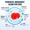ABYSSUS Cranberry Gummies for Kids with D-Mannose, Elderberry & Vitamin C, Zinc, Urinary Tract Support & Immune Health Prebiotic Inulin for Gut, Strawberry Flavor, 60 Count view 4
