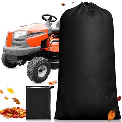 Vestamore 54 Cubic Feet Garden Leaf Collecting Tool, Lawn Tractor Oversized Leaf Bag, 420D Oxford Cloth Grass Catcher Bag, Mowers Large Capacity Storage Bag for Lawn