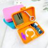 SENLIN DENTAL 100pcs Custom Personalized Oral Care Travel Kits, Dental Care Kit with Mirror, Bracket Removal Tool, Denture Brush with Any Image Logo and Text (100pcs Orange Oral Care Travel Kits) view 3