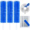 3 Pack Fan Cleaner Brush,Duster,Cleaner Brush,Bendable Microfiber Head,Reusable Dust Remover,Washable,ldeal for Ceiling Fan Blades view 1