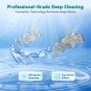 Dental Ultrasonic Retainer Cleaner Machine: 45kHz Dental Cleaning Pod for Denture, Mouth Guard, Night Guard, Aligner, Braces, Toothbrush Head & Jewelry, UV Cleaner with Digital Timer & 4 Modes, Green view 2