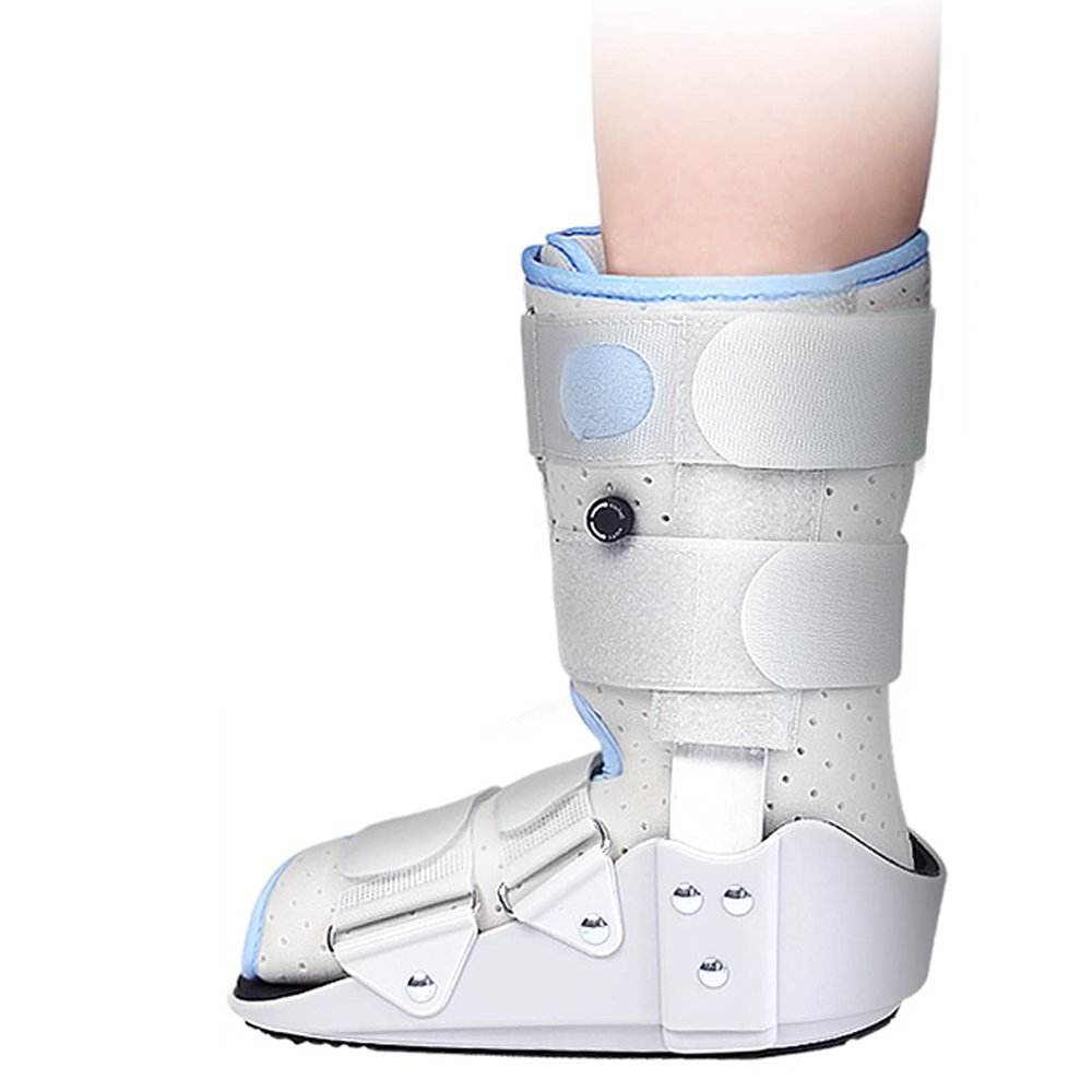 HCZKIUJ Walking Boot Fixed Ankle Brace Strap Support Foot Orthosis Plantar Splint Brace Thick Sole Shock Absorption for Ankle Foot Injuries for Left and Right Feet,Short,S (Short M)