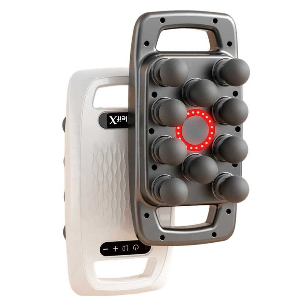 10-Head Massage Gun for Deep Tissue 9 Modes & 9 Intensities, Quiet Percussion Massager for Back, Shoulders, Legs, Hips, Waist & Foot | Portable Handheld Muscle Pain Reliever for Athletes & Home Use