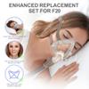 2 Packs Replacement F20 Fabric Mask Cushion(S) for AirFit F20 & Airtouch F20, Full Face Mask Wrapped by Breathable Fabric, F20 Cushion for CPAP Users, No Silicone Contact & Stuffiness (Purple, Small) view 2
