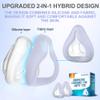 2 Packs Replacement F20 Fabric Mask Cushion(S) for AirFit F20 & Airtouch F20, Full Face Mask Wrapped by Breathable Fabric, F20 Cushion for CPAP Users, No Silicone Contact & Stuffiness (Purple, Small) view 3