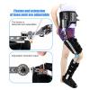 HCZKIUJ Hinged Knee Braceadjustable Post Op Knee Support Orthosis, Full Leg Stabilizer, Fully Adjustable Leg Ankle Foot Fixed Bracket (Right 12.2 * 16.9Inch) view 2