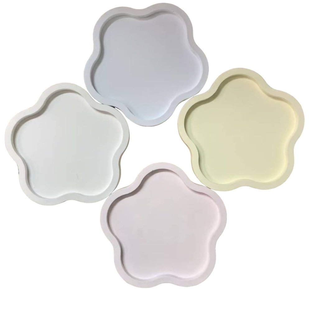 Purefu Funny Shape Monster Aromatherapy Candle Gift-Green Plum Plum Plaster Tray Outer Diameter 10.9cm