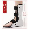 HCZKIUJ Foot Orthosis Adjustable Non-Slip Sole Ankle Joint Brace Fixed Magic Paste Breathable Removable Lining for Sprains Fraures Ankle,Left,L (Right S) view 3