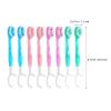 24pcs Travel Flossing Toothbrush Kit: Burst Bead Manual Toothbrush with Tongue Scraper Floss Pick for Backpacking Oral Care - Travel Accessory view 2