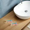 24pcs Travel Flossing Toothbrush Kit: Burst Bead Manual Toothbrush with Tongue Scraper Floss Pick for Backpacking Oral Care - Travel Accessory view 4
