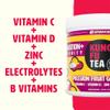 Advanced x Kung Fu Tea Hydration Powder + Immunity Support | Electrolyte Drink Mix with Vitamin C, Zinc, Vitamin D | Zero Sugar, Keto Friendly - (30 Servings, Passion Fruit Green Tea) view 2