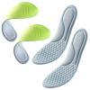 Zksbdxz Insoles for Men Shock Absorption Cushioning Sports Comfort Inserts Breathable Shoe Inner Soles for Running Walking view 1