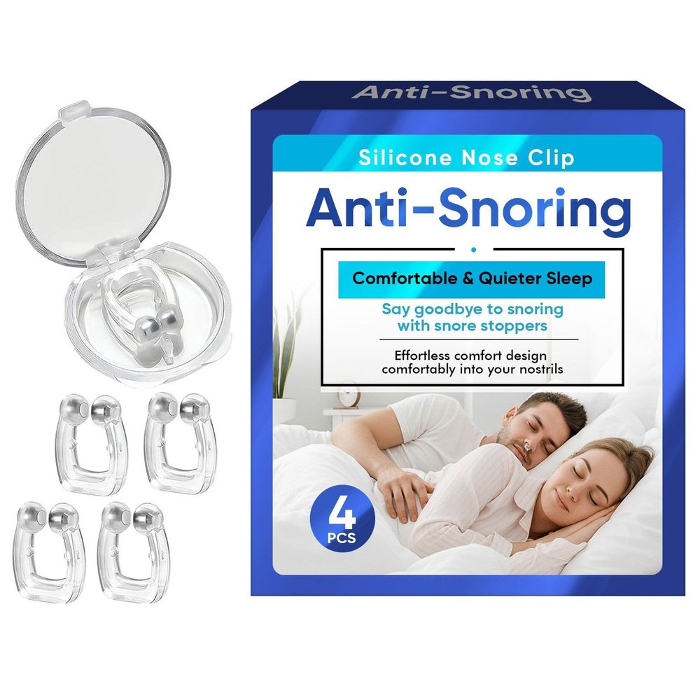 Anti Snoring Devices, Advanced Sleep Support with Comfortable Magnetic Nasal Strips for Improved Breathing, for Quieter Nights & Better Rest