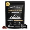 Shilajit Gummies | Shilajit Gold Gummies for Men & Women | Rich in Ashwagandha & Gokshura | Fulvic Acid & 85+ Trace Minerals | No Added Sugar | 100% Natural Organic, 80 Gummies view 1
