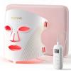MICEYLIVE Red Light Therapy for Face Mask, Blue Light Therapy for Acne, Gifts for Women, Wrinkle LED Face Mask, 432 LED with Full Face Coverage & 3 Light Modes, Travel Bag for Home Use & Travel, Black view 1