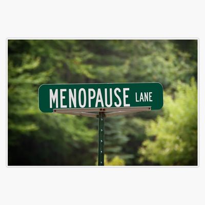 Magnet Menopause Lane Magnetic Vinyl Decal Reusable 5"
