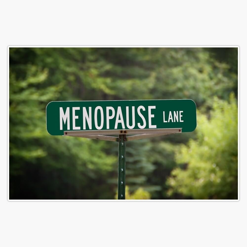 Magnet Menopause Lane Magnetic Vinyl Decal Reusable 5"