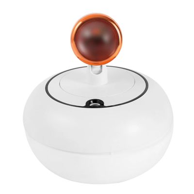 300 Ml Sunset Lamp Humidifier, USB Aromatherapy Diffuser, Ultrasonic Auto Shut-Off, Compact White