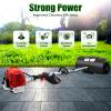 YUMIONB Hand Held Sweeper, 52cc 2.3hp Artificial Grass Brush Gasoline Powered Broom Lawn Sweeper Gas Handheld Sweeper Artificial Grass Brush for Driveways Lawns Leaves Street Snow view 4