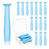 15 Pcs Hard Contact Lens Remover Tool Blue Scleral Lenses Hard Eye Contact Remover with Storage Box, Contact Plunger Suction Cup Lens Inserter Tools for Hard/RGP Lenses view 1