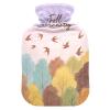 Hello Fall Autumn Tree Bird hot Waterbottle with Soft Cover, 2L hotwater Bag for Hot and Cold Therapies, Period Cramps view 1