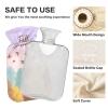 Hello Fall Autumn Tree Bird hot Waterbottle with Soft Cover, 2L hotwater Bag for Hot and Cold Therapies, Period Cramps view 4