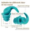 1 Pair Antinoise Earplugs - Noise Reduction Waterproof Sound Insulation Ear Protection Earplugs for Sleeping Swimming Travel (Purple) view 2