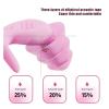 1 Pair Antinoise Earplugs - Noise Reduction Waterproof Sound Insulation Ear Protection Earplugs for Sleeping Swimming Travel (Purple) view 4