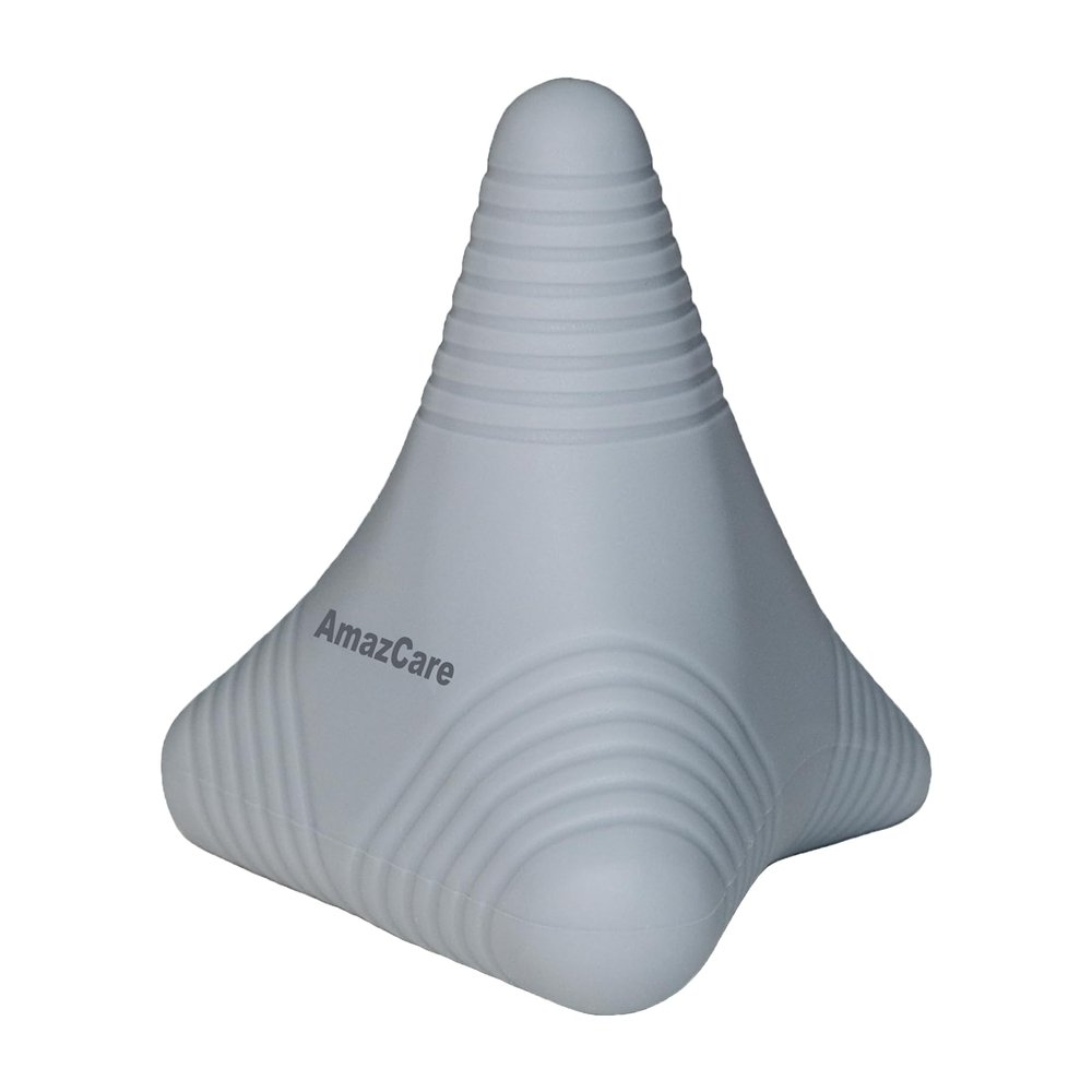 AmazCare Trigger Point Massage Ball, Manual Massager Tool for Muscle Knot Deep Tissue Relief Myofascial Release Physical Therapy Hip Flexor Iliacus Psoas Hand Foot Back. 2.82.9 (Gray)
