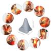 AmazCare Trigger Point Massage Ball, Manual Massager Tool for Muscle Knot Deep Tissue Relief Myofascial Release Physical Therapy Hip Flexor Iliacus Psoas Hand Foot Back. 2.82.9 (Gray) view 2