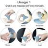 AmazCare Trigger Point Massage Ball, Manual Massager Tool for Muscle Knot Deep Tissue Relief Myofascial Release Physical Therapy Hip Flexor Iliacus Psoas Hand Foot Back. 2.82.9 (Gray) view 4
