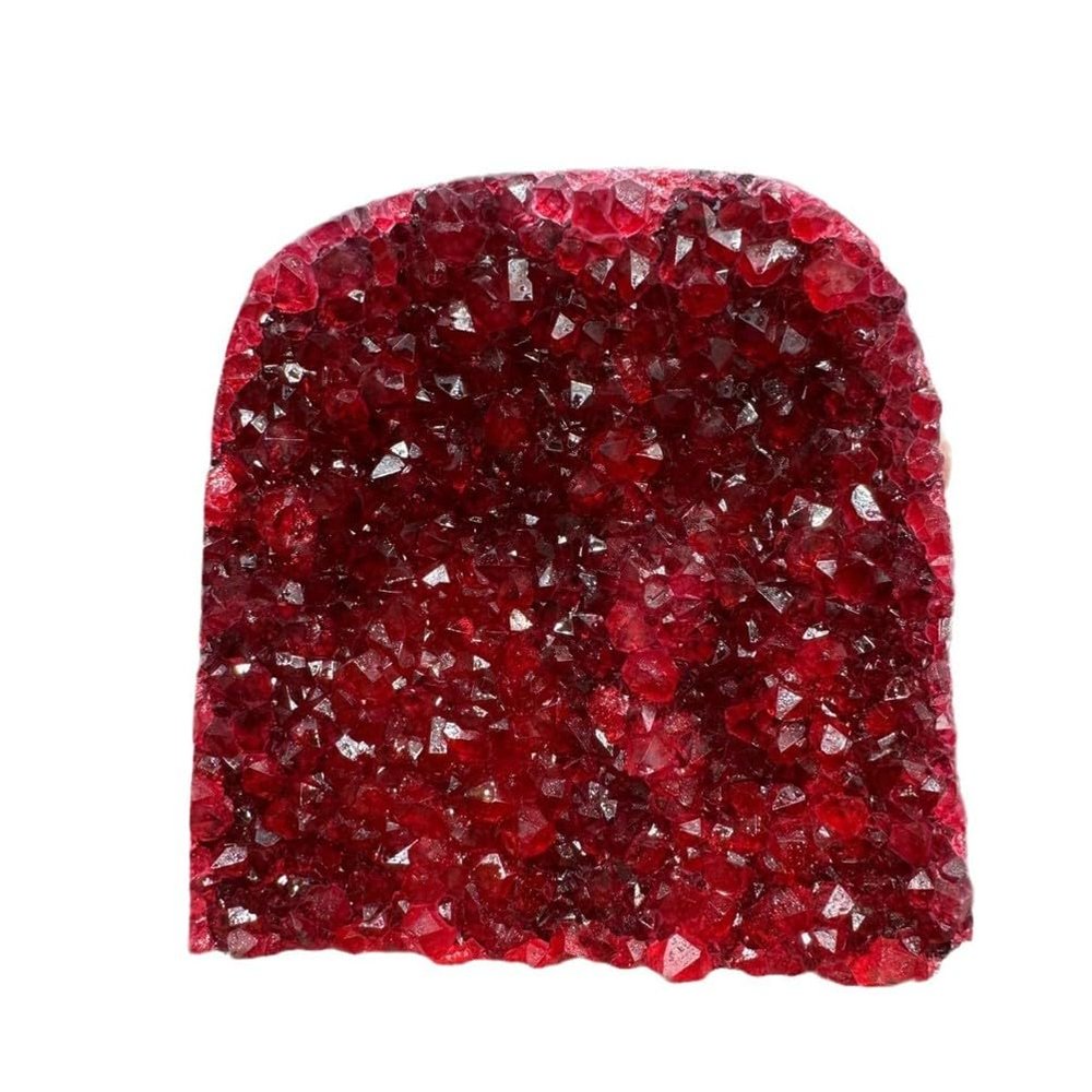 UNYQBFKM Natural Crystal Raw Geode Stone Irregular Rock Quartz Crystal Geode, Natural Mineral Specimen Energy Crystal Stone Gifts for Friends Women Office Home Decor for Reiki Meditation,200g