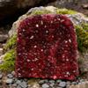 UNYQBFKM Natural Crystal Raw Geode Stone Irregular Rock Quartz Crystal Geode, Natural Mineral Specimen Energy Crystal Stone Gifts for Friends Women Office Home Decor for Reiki Meditation,200g view 2