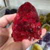 UNYQBFKM Natural Crystal Raw Geode Stone Irregular Rock Quartz Crystal Geode, Natural Mineral Specimen Energy Crystal Stone Gifts for Friends Women Office Home Decor for Reiki Meditation,200g view 3