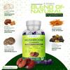 Essentialife Mushroom Gummies Lions Mane Supplement Mushroom Supplement with Lions Mane, Turkey Tail, Cordyceps, Reishi, Chaga Extract | Brain Health and Immune Support Gummies, 180 Count view 3