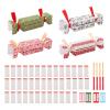 4pcs Christmas Surprise Money Pull Pouch,christmas Cracker Money Holder,Cash Storage Decoration,Crackers Candy Coin Boxes For Home Living Rooms Holiday Events Festivals Celebrations, 20x10x1cm view 1
