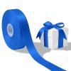 Royal Blue Ribbon 1 Inch x 60 Yards Blue Satin Ribbon for Christmas Gift Wrapping, Bow & Eternal Flower Making, Floral Bouquets, Party Decor view 1