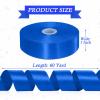 Royal Blue Ribbon 1 Inch x 60 Yards Blue Satin Ribbon for Christmas Gift Wrapping, Bow & Eternal Flower Making, Floral Bouquets, Party Decor view 2